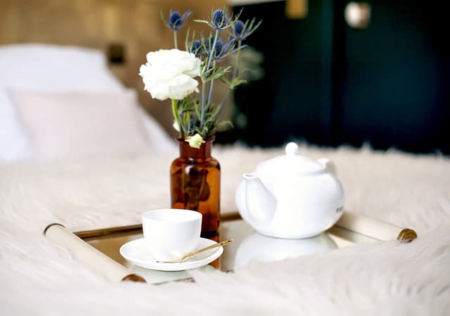 Afternoon tea at a hotel